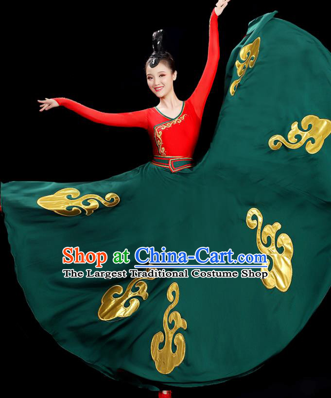 China Classical Dance Dress Women Group Show Costume Opening Dance Clothing