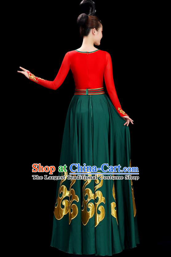 China Classical Dance Dress Women Group Show Costume Opening Dance Clothing