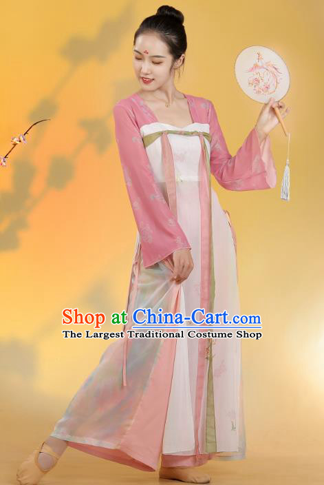 China Woman Solo Dance Clothing Classical Dance Costume Parade Fashion Hanfu Dance Dress