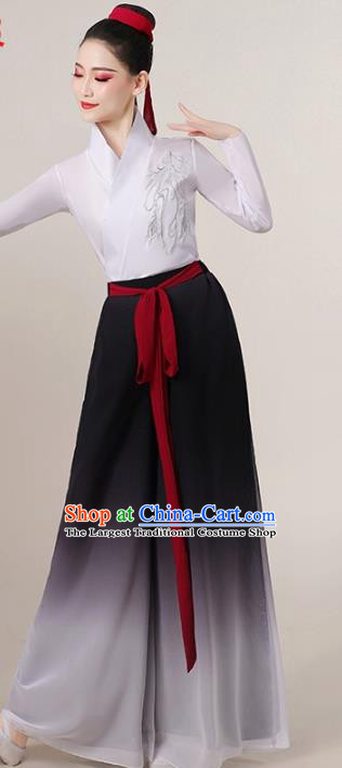 China Fan Dance Outfit Woman Solo Dance Clothing Classical Dance Costume Parade Fashion