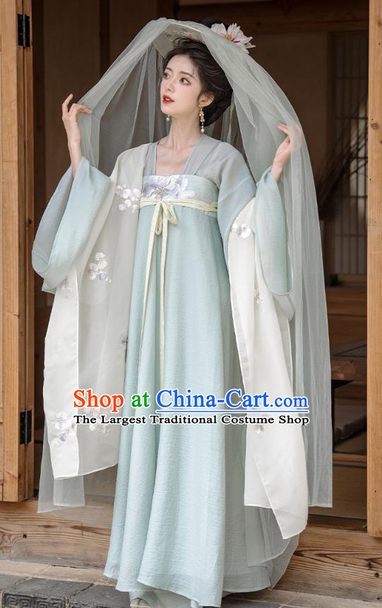 China Ancient Noble Woman Clothing Tang Dynasty Imperial Consort Costume Traditional Hanfu Dresses
