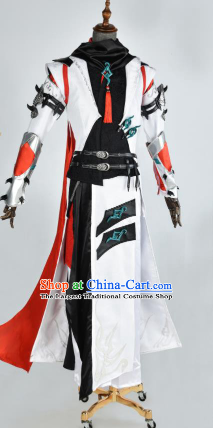 Ancient Swordsman Costumes Cosplay Hero Clothes Jian Xia Qing Yuan Ling Xue Ge Male Clothing