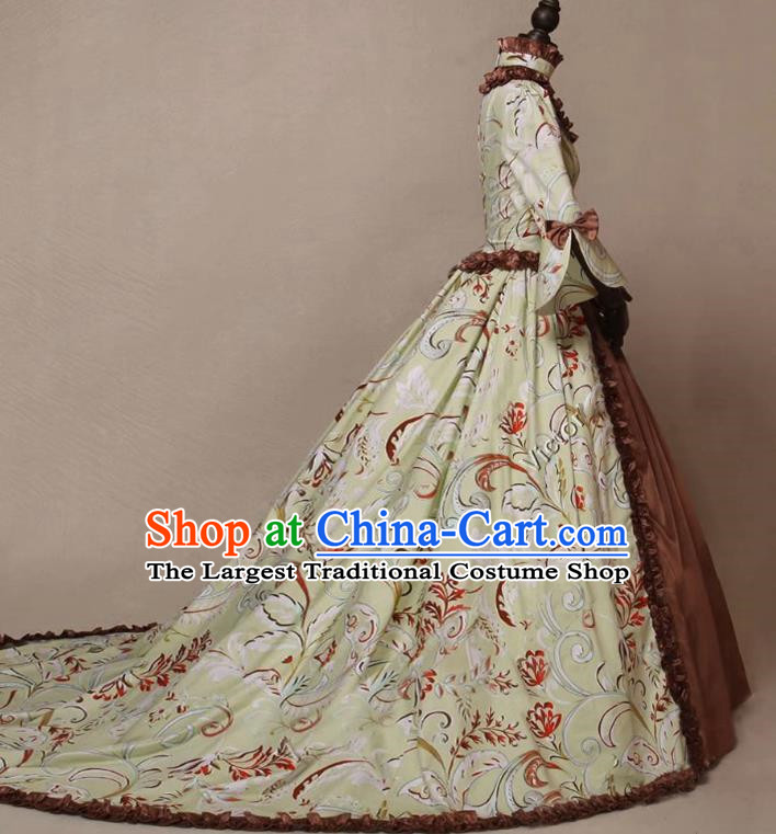 European Medieval Retro Noblewoman Formal Dress A Gown For Women Suitable For Stage Plays