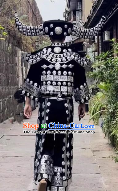 Miao Costumes Ethnic Minority Costumes Tourist Attractions Photo Boutique Male Miao King Suit