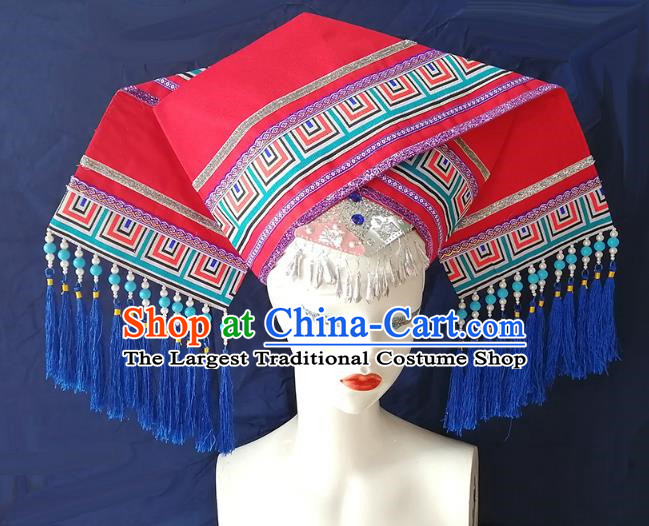 Ethnic Minority Hat Zhuang Women Hat Etiquette Solo Hat