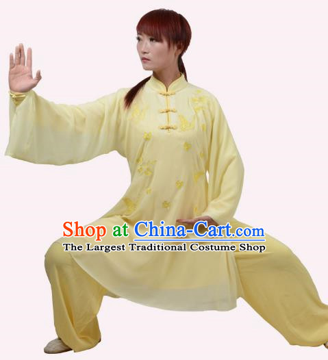 Tai Chi Clothing Women Summer Embroidery Practice Clothing Performance Competition Clothing Practice Martial Arts Martial Arts Clothing