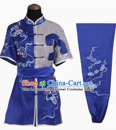 Martial Arts Practice Clothing Male Performance Clothing Children Performance Clothing Chinese Style Competition Clothing Kung Fu Short Sleeved Martial Arts Training Clothing