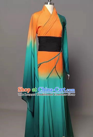Classical Dance Wide Sleeve Clothing Chinese Style Examination Han And Tang Costume Performance Clothing