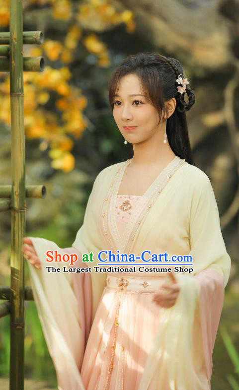 China Drama Immortal Samsara Yan Dan Garment Costumes Ancient TV Series Fairy Clothing