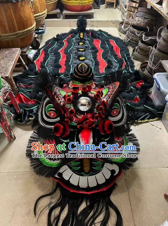 Top Competition and Parade Zhang Fei Lion Dance Costume China New Year Fut San Lion Outfit Complete Set