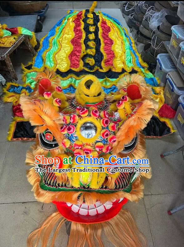 World Competition and Parade Lion Dance Costume New Year China Golden Fut San Lion Complete Set