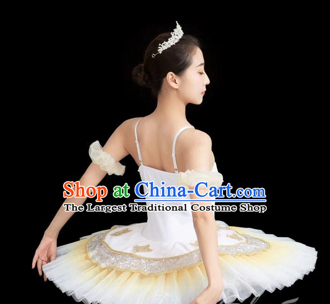 TUTU Skirt Ballet Dance Skirt Professional Opening Suspenders Performance Costume Stage Dress Female