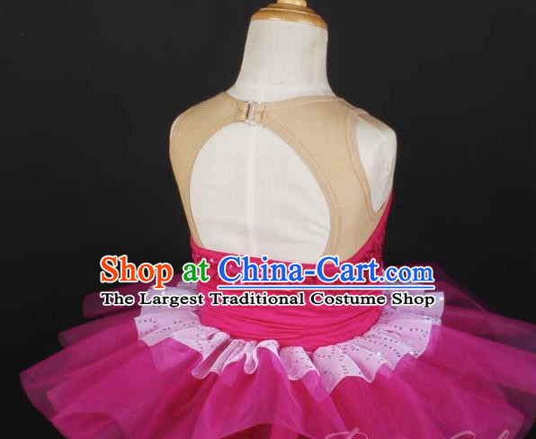Children Gauze Skirt Sequined Stage Costume Ballet Dance Costume Performance Costume
