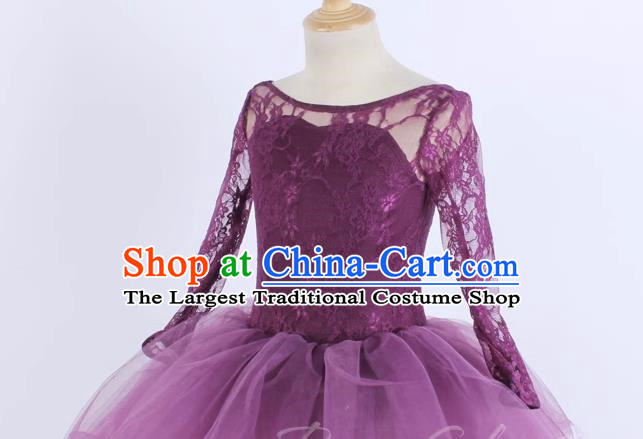 Children Girls Lace Adult Gauze Dress Princess Dress Performance Costume Performance Costume