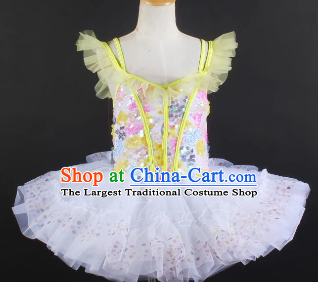 Children Girls Girls Tutu Skirt Princess Skirt Gauze Skirt Stage Costume Performance Costume Performance Costume