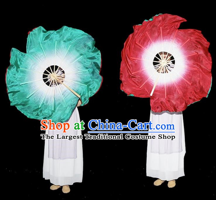 Chanting Lotus Dance Fan Round Fan Classical Dance Flower Fan In The Rain Special Art Test Twisting Northeast Big Yangko Fan