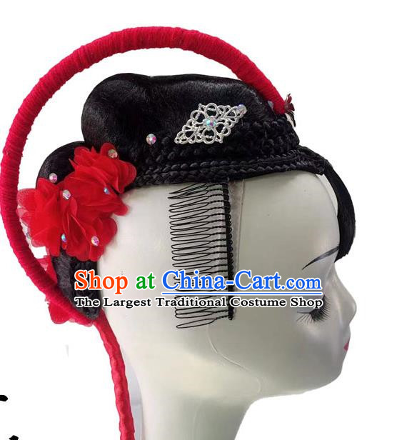 Chinese Classical Dance Headdress Taoli Cup Solo Dance Repertoire