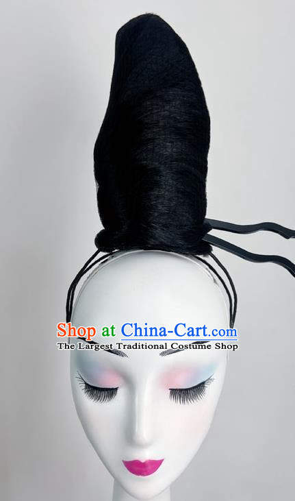 Chinese Classical Dance Wig Hair Decoration Art Examination Performance Ancient Style Headdress Wig Hair Bun