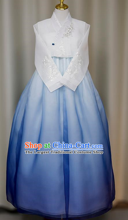 Korean Ladies Hanbok Bridal Wedding Dress Performance Costume