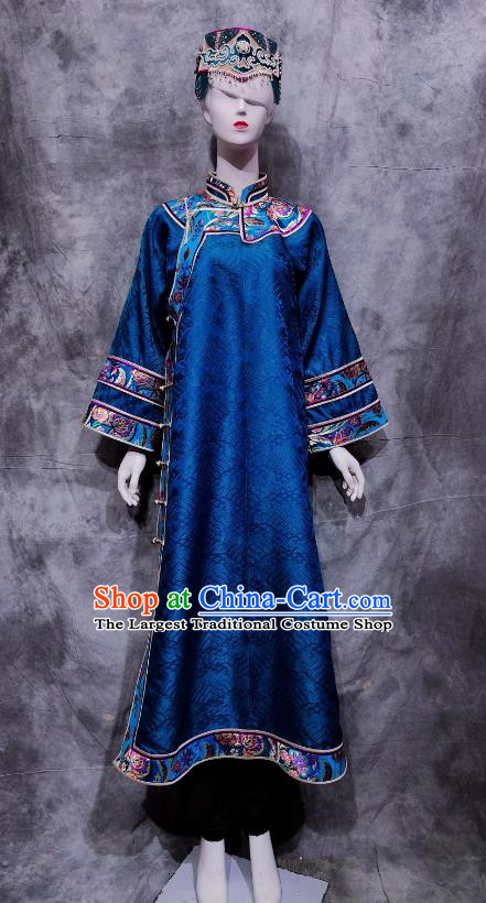 Daur Traditional Clothing Minority Costumes Catwalk Show Costumes