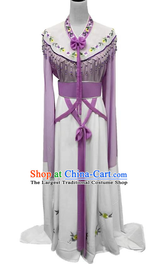 Light Purple Huadan Costume Miss Xiaodan Clothes Ancient Costume Stage Performance Costume Ancient Style