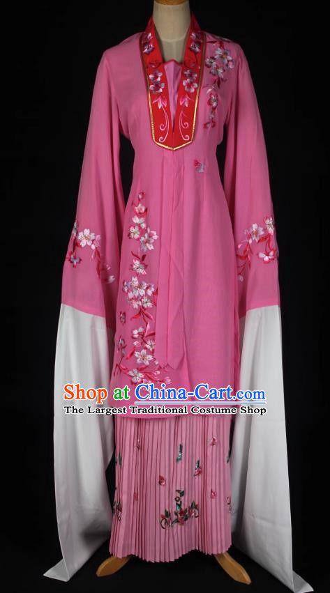 Pink Women Pair of Yue Opera Opera Costume Huadan Clothing Pair
