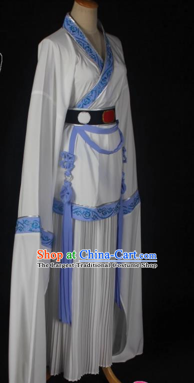 Acacia Embroidered Fish Book Yue Opera Huadan Clothes Ancient Costume Performance Opera Costumes