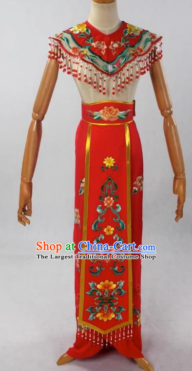 Red Cloud Shoulder Long Bag Skirt Belt Wearing Huadan Costume Female Lady Clothes Chinese Style Costume Ancient Costume