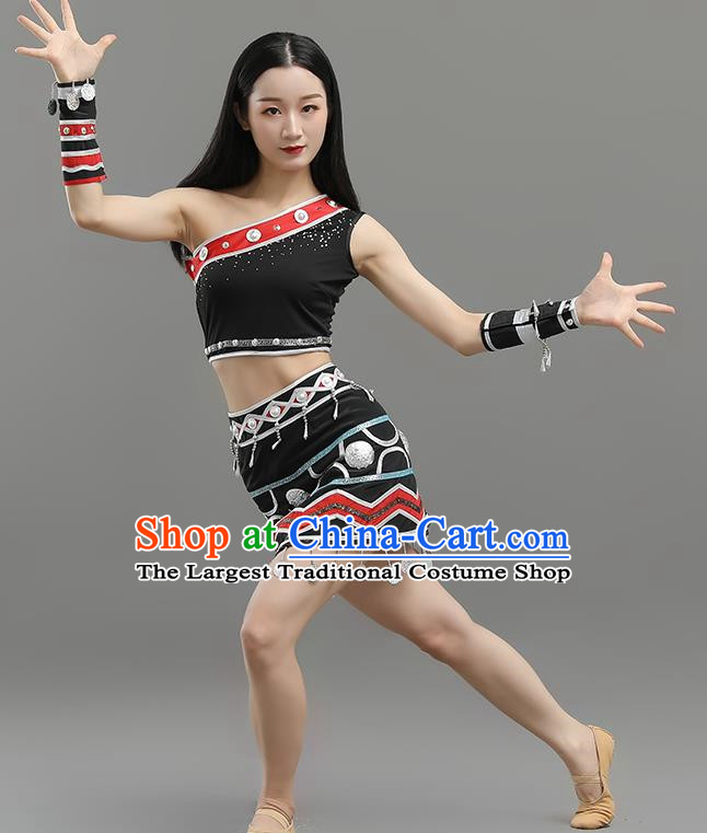 Ethnic Minority Performance Clothing Wa Dance Clothing Solo Dance Art Examination Clothing Female Self Cultivation Performance Clothing