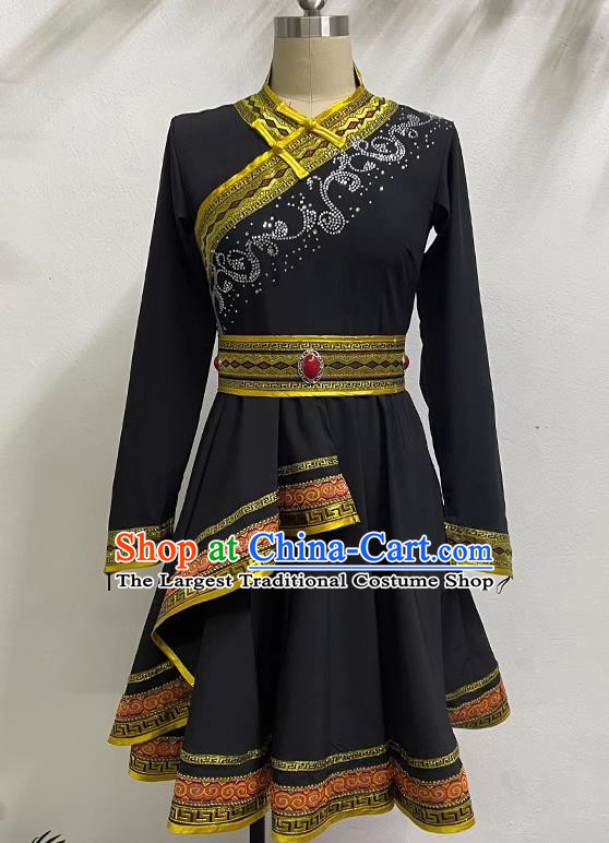 China Mongolian Costumes National Wind Practice Short Section China Mongolian Dance Art Examination Performance Costumes