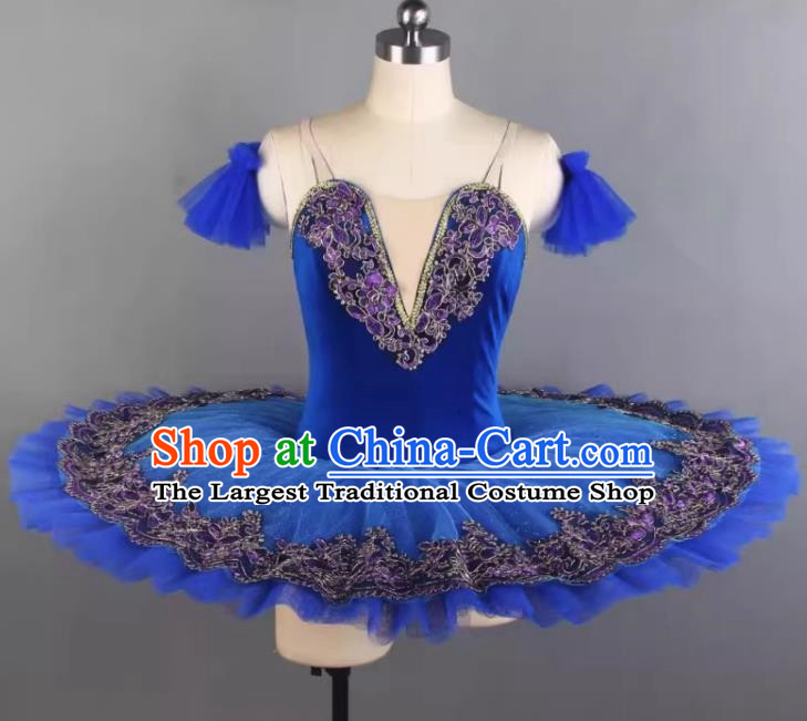 Children Ballet Skirt Female Adult Sleeping Beauty Costume Swan Lake TUTU Yarn Tutu Skirt Bluebird Performance Costume
