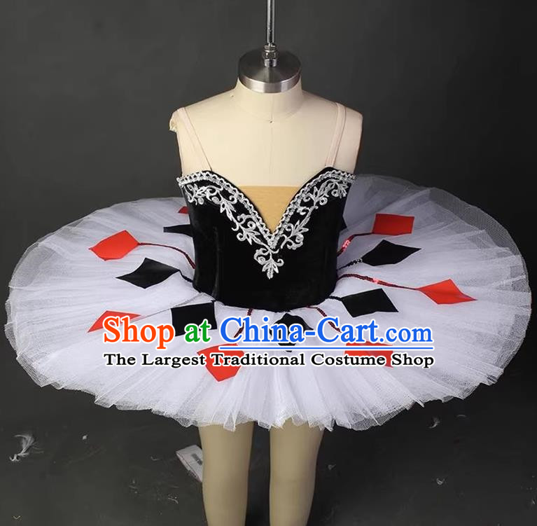 Children Ballet Skirt Little Swan Professional Girl Tutu Skirt Ballet Tutu Skirt Swan Lake Costume