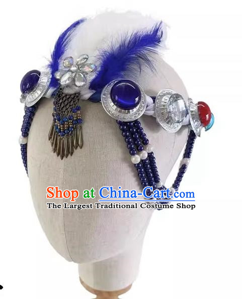 Mongolian Dance Headdress Silent Grassland Folk Dance Headdress Solo Dance Headdress Taoli Cup Dance Headdress