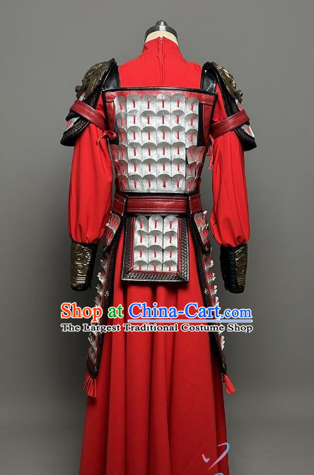 Film and Television Costume Adult Armor General Soldier Hua Mulan Same Costume Armor Costume