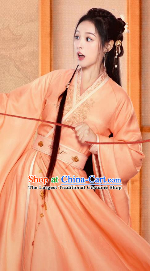 TV Series Ms Cupid In Love Goddess Princess Tong Er Dresses China Ancient Woman Costumes