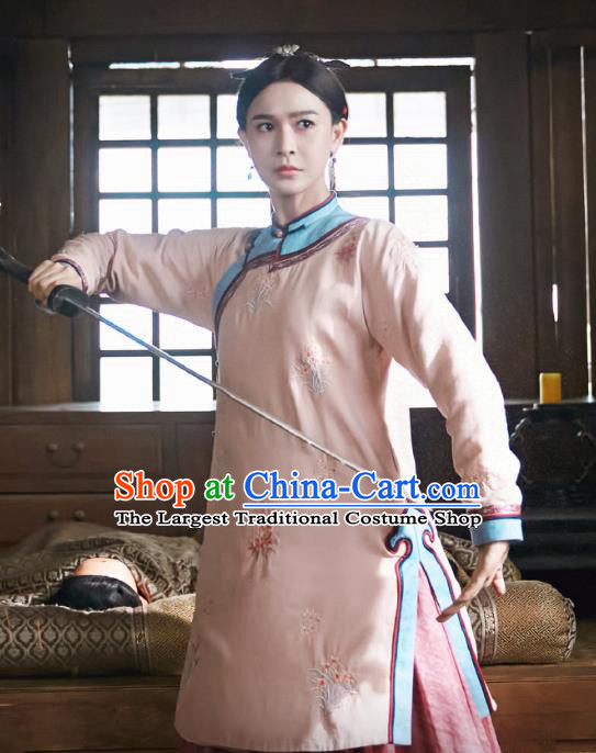 Wuxia TV Series Fei Hu Wai Zhuan Heroic Woman Ma Chunhua Clothing China Ancient Swordswoman Costumes Traditional Chivalrous Female Dress