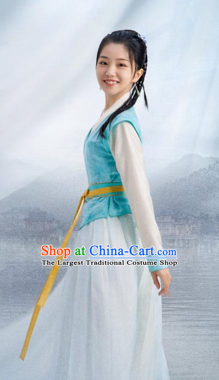China Ancient Servant Girl Costumes TV Series Romantic Drama My Sassy Court Maid Ling Bi Clothing
