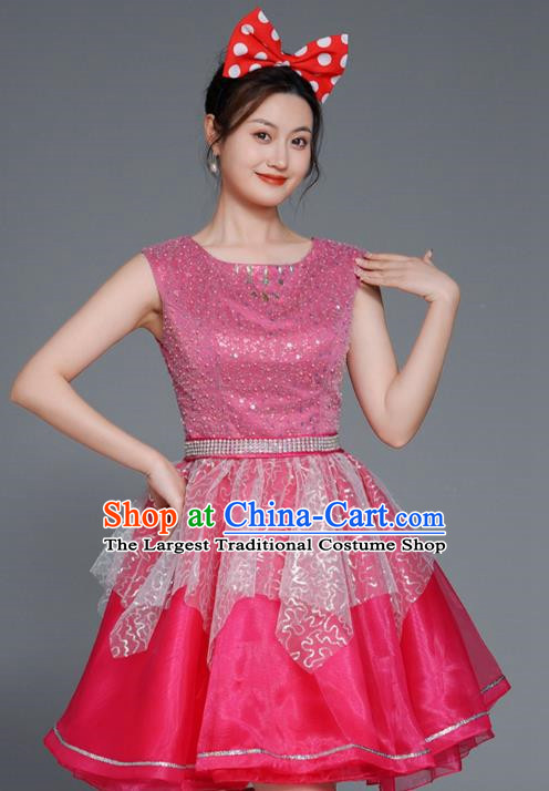 Modern Dance Costume Female Opening Stage Dress Song Accompaniment Dance Costume Square Dance Tutu Skirt Adult