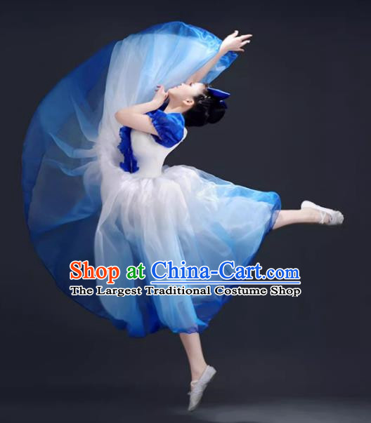 Opening Dance Large Swing Skirt Dance Costume Performance Clothing Chorus Clothing Female Adult Singing and Dancing Modern Stage Dress