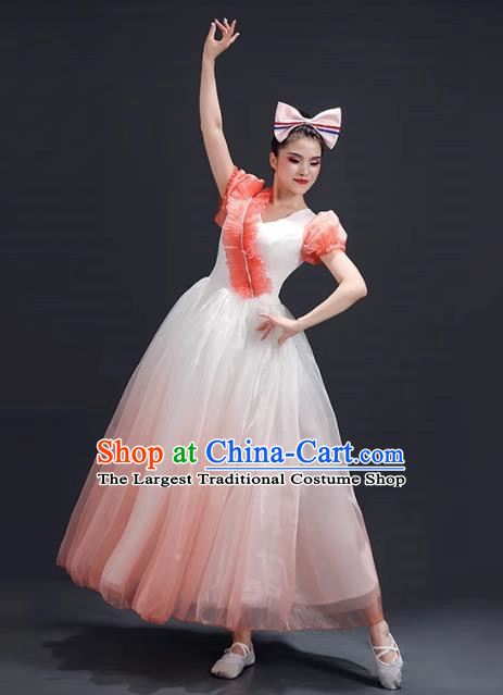 Opening Dance Large Swing Skirt Performance Clothing Female Chorus Clothing Modern Dance Song Accompaniment Dance Costume Classical Dance Performance Clothing