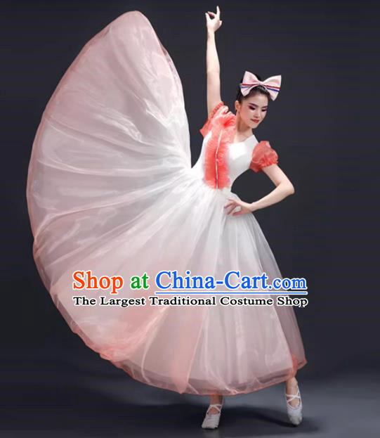 Opening Dance Large Swing Skirt Performance Clothing Female Chorus Clothing Modern Dance Song Accompaniment Dance Costume Classical Dance Performance Clothing