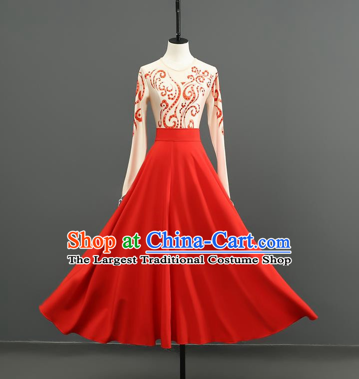 Dance Skirt Classical Dance National Style Stage Performance Hanfu Taoli Cup Shocking Chu Same Style Dance Skirt Girl