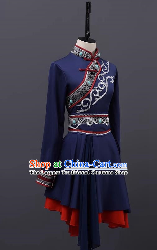 Mongolian Dance Performance Clothing Art Test New Adult Mongolian Costume Test Grading Chinese Ethnic Minorities