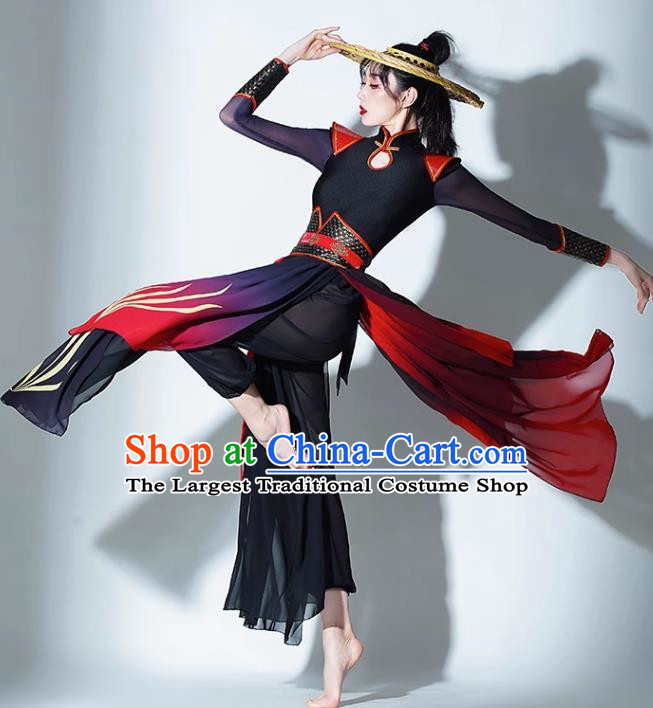 Sword Dance Costume Chivalrous Hanfu Female Ancient Costume Chivalrous Style Female Huo Yuanjia Chivalrous Line Chinese Style Jazz Dance Costume