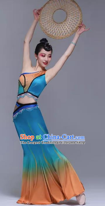 Xishuangbanna Dai Costume Female Dai Dance Costume Art Test Dai Dance Performance Costume Children Dai Dance Skirt