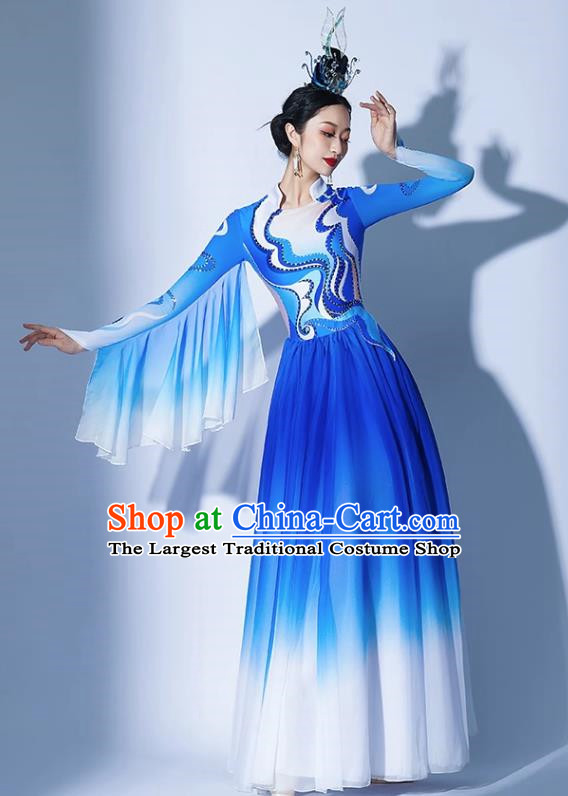 Women Elephant Landscape Costumes Chang An Fantasy Night Dance Costumes Modern Dance Costumes Opening Dance Classical Dance Costumes