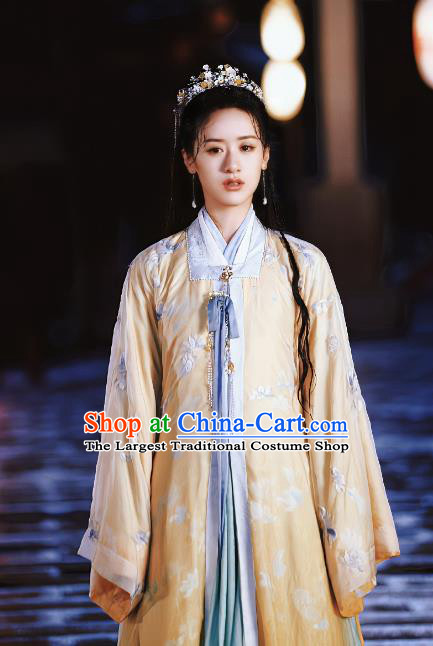 Romantic Drama My Sassy Princess Noble Beauty Liu Ling Dresses China Ancient Ming Dynasty Royal Infanta Costumes