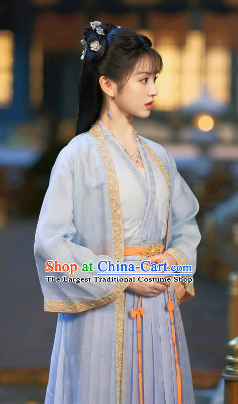 China Ancient Princess Clothing TV Series New Life Begins Li Wei Dress Traditional Female Garment Costumes
