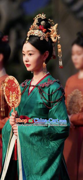 TV Series Destined Chang Feng Du Liu Yu Ru Wedding Dress Chinese Song Dynasty Bride Costumes Ancient Noble Woman Clothing