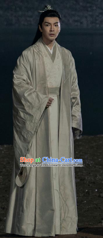 TV Series Destined Chang Feng Du Replica Garments Chinese Song Dynasty Young Male Costumes Ancient Scholar Clothing